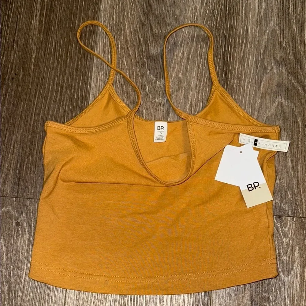 Nordstrom Women's Tan Crop Top